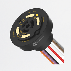 Base fotocontrol 7 Pines, 105-600 Vop, red, Ref BLC10R5-7P, Marca Inadisa (Bajo Pedido)