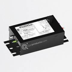LED Driver DIM 75W, 750-1550mA, Output 32-58 Vdc, 120-277 Vac, Ref DE1550AD075W07, Marca Inadisa (Bajo Pedido)