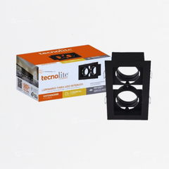 Chasis Luminaria Cardan ALICANTE I, Max 120W, GU10 X2, 100-240V, Ref 120YD4002MVN, Marca Tecnolite (Bajo Pedido)