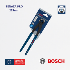 Tenazas de Albañil 225 mm, Mango Recubierto, Ref 1600.A03.9TZ-000, Marca Bosch (Bajo Pedido)