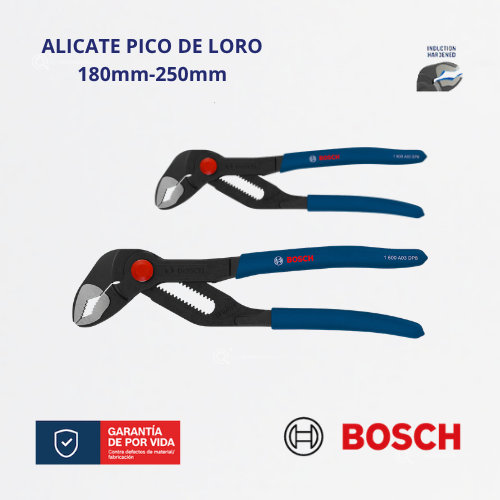 Alicate Extensible X2, Mango Antideslizante, Ref 1600.A03.DN6-000, Marca Bosch (Bajo Pedido)