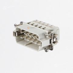 Conector Macho CLA. HDC HA 10 MS, 250 V, 16 A, 10 Polos, Ref 1650610000, Marca WeidMüller (Bajo Pedido)