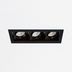 Chasis Luminaria Cardan ALICANTE II, Max 120W, GU10 X3, 100-240V, Ref 180YD4003MVN, Marca Tecnolite (Bajo Pedido)