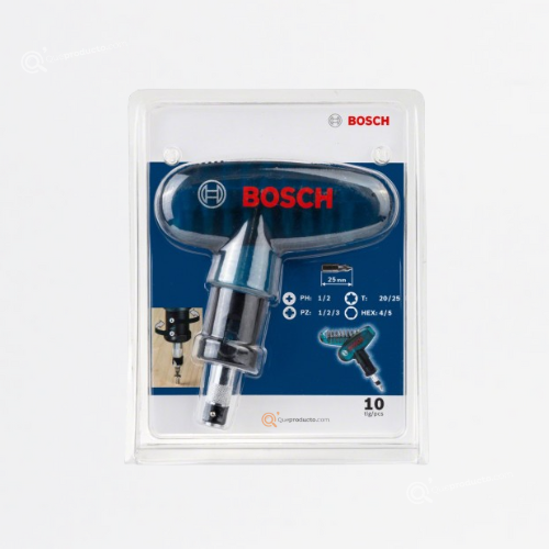 Juego de Puntas de Atornillar 10 Piezas, Ref 2607017413, Marca Bosch (En Stock)