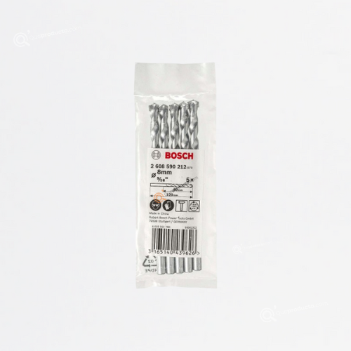 Broca Muro CYL1, 5/16"x5", PaqueteX5, Ref 2608590212, Marca Bosch (En Stock)