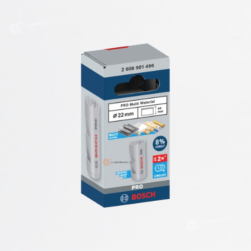 Sierra copa PRO Bimetalica, Cobalto 8%, 22 mm, 7/8", Ref 2608901496, Marca Bosch (Bajo Pedido)