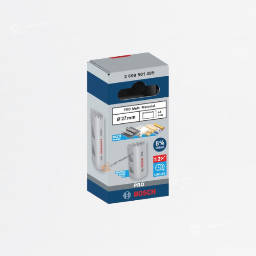 Sierra copa PRO Bimetalica, Cobalto 8%, 27 mm, 1-1/16", Ref 2608901499, Marca Bosch (En Stock)