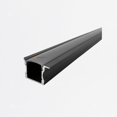 Perfíl Para Cinta LED Incrustar, Negro, Largo 3mts, Ref AC2200N, Marca Tecnolite (Bajo Pedido)