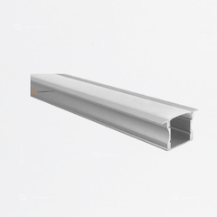 Perfíl Para Cinta LED Incrustar, Satinado, Largo 3mts, Ref AC2200S, Marca Tecnolite (Bajo Pedido)