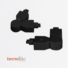 Conector flexible Horizontal Luminaria Lineal Slim, Ref ADLFCLEDCLN, Marca Tecnolite (Bajo Pedido)