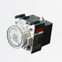 Bloque de Contactos Temporizados 1na+1nc 0,1~30s, P. Contactor, Ref ST22, Marca Steck (En Stock)