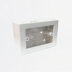 Caja Blanca Sobreponer para Toma Sin Tuerca, Ref CU-40, Marca Adler (En Stock)