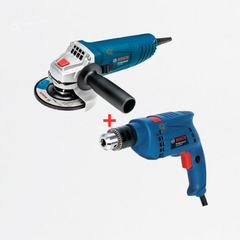 Combo Taladro Percutor 1/2" GSB 550-Pulidora GWS 850 5/8", Ref 06011B75G1000, Marca Bosch (Bajo Pedido)