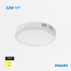 LED Panel Redondo DN058C LED20 22W, S/Pon 11", 3000K, 1860 lm, 110-240V, Ref 911401803988, Philips (Bajo Pedido)