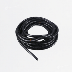 Espiral Enrutador de Cables Negro 3/8" (9 mm), RolloX10m, Ref FN09, Marca Adler (En Stock)
