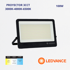 LED Reflector FLOOD L. Comp 100W, 3CCT, 10000 lm, IP66, 110G, 100-277V, Ref 7024798, Ledvance-Osram (En Stock)