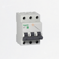 Interruptor Breaker termomagnético Easy9 3P 63A 6kA curva C, Ref EZ9F56363, Marca Schneider (En Stock)