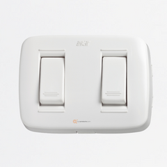 Interruptor Doble Conmutable sobreponer 6A, Ref DUE 12022, Marca DUE-EXE (O)