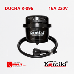 Ducha Eléc. Salón de Belleza, 16A, Selec. Manual 3T, Manguera, 220 V, Ref K-096, Marca Kontiki (Bajo Pedido)
