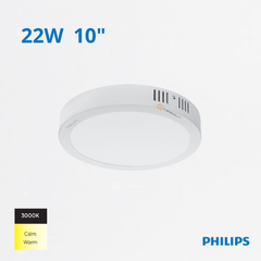 LED Panel Redondo DN058C LED20 22W, S/Pon 10", 3000K, 1860 lm, 110-240V, Ref 911401803988, Philips (Bajo Pedido)