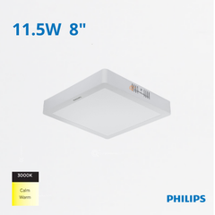 LED Panel Cuadrado DN058C LED13 11.5W, S/Pon 8", 3000K, 1210 lm, 110-240V, Ref 911401803088, Philips (Bajo Pedido)