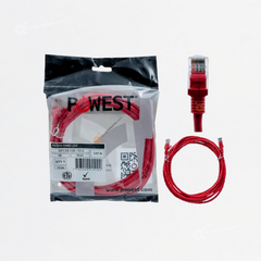 Patch Cord UTP Categoría 6A, Largo 10ft, Rojo, Ref NPC6A10RU-5610, Marca Powest (Bajo Pedido)