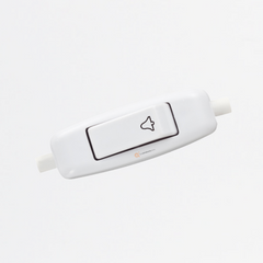 Pulsador de Paso 10A Blanco, 120-220V, Ref 1185, Marca EXE (En Stock)