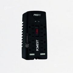 Regulador de Tensión 1000VA, 8 Salidas, 120V, Ref NRPC1000-7312, Marca Powest (S)