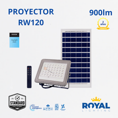 LED Proyector Solar RW120, 6500K, 110G, IP65, Ref RW120, Marca Royal Lighting (En Stock) x2 Puntos