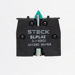 Bloque de Contacto NA Para Botoneria, Ref SLPL42, Marca Steck (En Stock)