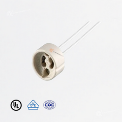 Socket Cerámico GU10 UEmpaqueX100, 110V- 250Vmax, Ref T1, Marca Royal Lighting (En Stock)