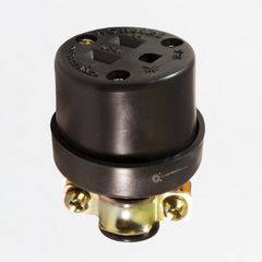 Toma Industrial 15A Con Polo a Tierra, 120-250V, IP20, Ref FT-3, Marca Kontiki (S)