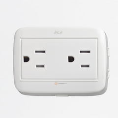 Toma Doble sobreponer 2p+tierra 6A, Ref DUE 12066N, Marca DUE-EXE (S)