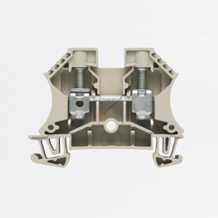 Bloque, Conx brida-tornillo, Beige oscuro, 10mm², 1000V, TS 35, Ref 1020300000, Marca WeidMüller (Bajo Pedido)