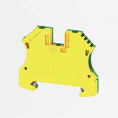 Borne, Conx brida-tornillo, Verde/amarillo, 4 mm², 800 V, TS35, Ref 1010100000, Marca WeidMüller (Bajo Pedido)