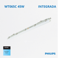 LED Luminairia Hermetica WT065C 45W, 6500K, 7000lm, 120-277V, Ref 911401879385, Marca Philips (En Stock)