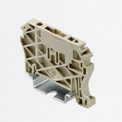 Ángulo de fijación lateral, Beige oscuro, TS 35, ZEW 35, V-2, Ref 9540000000, Marca WeidMüller (Bajo Pedido)