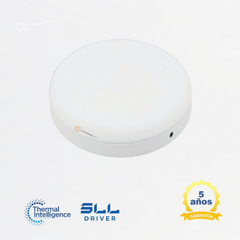 LED Panel redondo 35W Sobreponer Frame Less, 6500k, 4320 lm, 100-240V, Marca Royal Lighting (S)