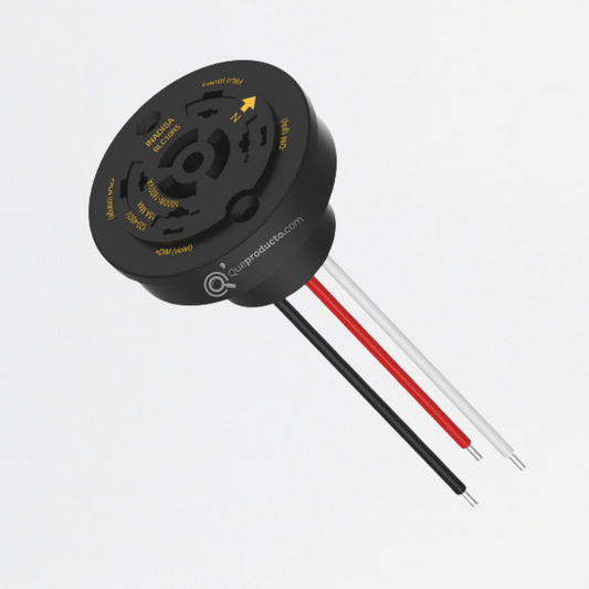 Base fotocontrol 3 Pines, 105-600 Vop, red, Ref BLC10R5-3P, Marca Inadisa (Bajo Pedido)