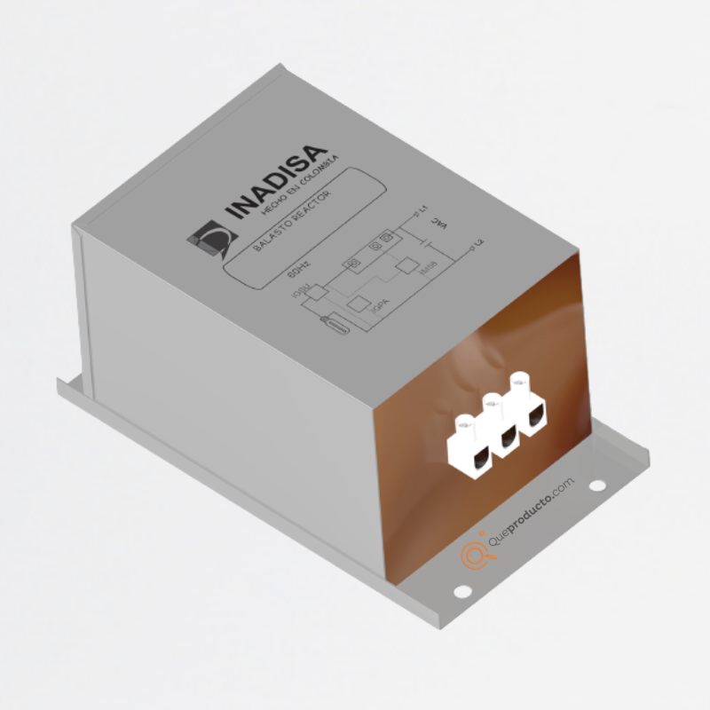 Reactancia Encapsulada 70W SOD/MH, 0.98A, 208/220V, Ref B28121, Marca Inadisa (O)