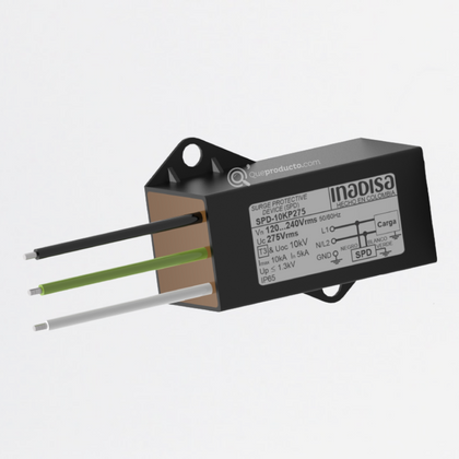 Dispositivo de Protección DPS Sobretensión, Paralelo 3P, 120-277 V, Ref SPD-10KP275, Marca Inadisa