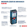 Medidor Láser, GLM 40, Alcance 40m Con Estuche, Ref 0601072900, Marca Bosch (O)