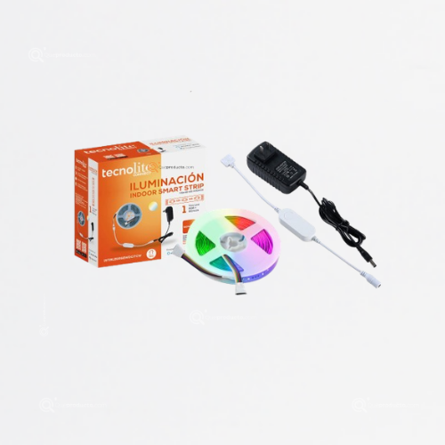 LED Cinta 15W, Rollo x 5mts, RGB, IP65, IRC70, 12VCD, Ref 15TIRLEDRGBWDCETCW, Marca Tecnolite (Bajo Pedido)