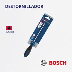 PRO Destornillador En Pala SL 1.0 x 4.5 x 125 mm, Ref 1600.A03.9S2-000, Marca Bosch (Bajo Pedido)