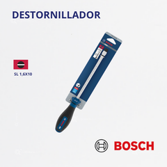 PRO Destornillador En Pala SL 1.6 x 10 x 175 mm, Ref 1600.A03.9S6-000, Marca Bosch (Bajo Pedido)