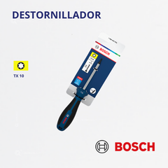 Destornillador TORX TX10 x 75 mm, Ref 1600.A03.9TA-000, Marca Bosch (Bajo Pedido)
