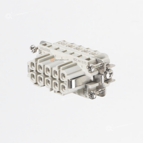 Conector Hembra CLA. HDC HA 10 FS, 250 V, 16 A, 10 Polos, Ref 1650620000, Marca WeidMüller (Bajo Pedido)