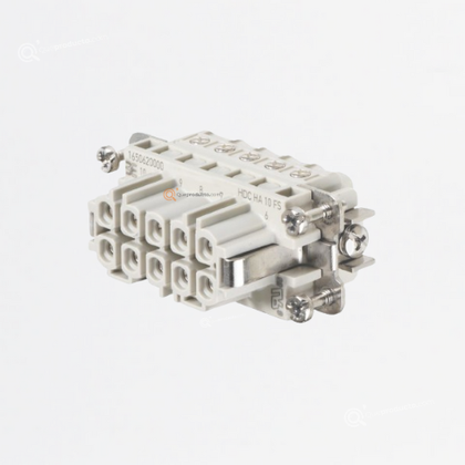 Conector Hembra CLA. HDC HA 10 FS, 250 V, 16 A, 10 Polos, Ref 1650620000, Marca WeidMüller (O)