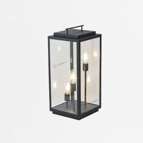 Mini Poste Chasis Deco EGEON II, 180W max, base E27, IP44, Ref 180FTLP3431MVN, Marca Tecnolite (Bajo Pedido)