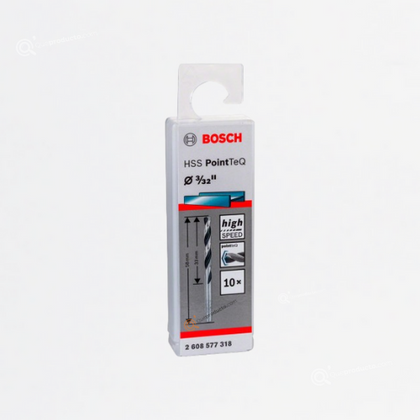Broca Para Metal HSS-PointTeQ, 3/32
